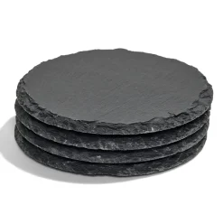 Gifi Dessous de verre rond en ardoise Ø10cm