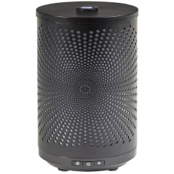Gifi Bien-Être^Diffuseur ultrasonique lumineux Mességué cylindrique noir 120 ml
