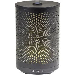 Gifi Bien-Être^Diffuseur ultrasonique lumineux Mességué cylindrique noir 120 ml