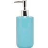 Gifi Aménagement Salle De Bain^Distributeur à savon céramique bleu lagon