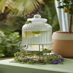 Gifi Distributeur de boisson avec support métal 5 L