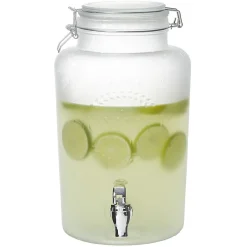 Gifi Distributeur de boisson effet givre en verre 5 L