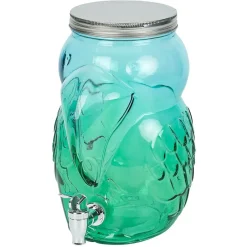 Gifi Distributeur de boisson forme toucan verre 4,2L
