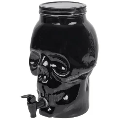 Gifi Distributeur de boisson tête de mort en verre