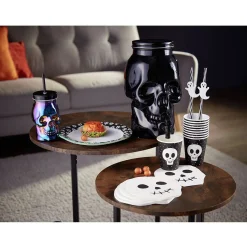 Gifi Distributeur de boisson tête de mort en verre