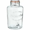 Gifi Distributeur de boisson transparent inscription relief 8 L