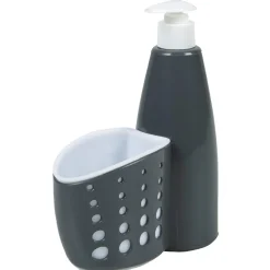 Gifi Nettoyage Et Entretien|Distributeur de liquide vaisselle avec compartiment à éponge