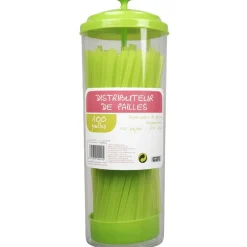 Gifi Distributeur de pailles vertes