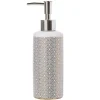 Gifi Aménagement Salle De Bain^Distributeur de savon céramique motifs écaille blanc doré