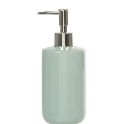 Gifi Aménagement Salle De Bain^Distributeur de savon céramique vert