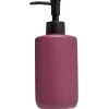 Gifi Aménagement Salle De Bain^Distributeur de savon céramique violet Ø7xH18,5cm