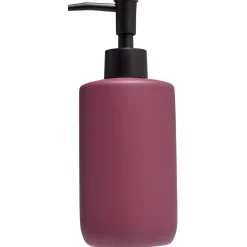 Gifi Aménagement Salle De Bain^Distributeur de savon céramique violet Ø7xH18,5cm