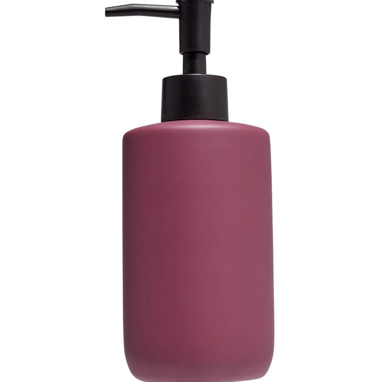 Gifi Aménagement Salle De Bain^Distributeur de savon céramique violet Ø7xH18,5cm