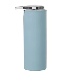 Gifi Aménagement Salle De Bain^Distributeur de savon Rubber céramique bleu