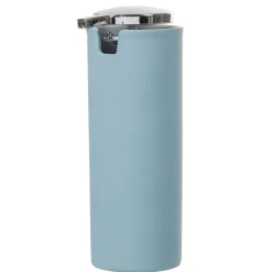 Gifi Aménagement Salle De Bain^Distributeur de savon Rubber céramique bleu