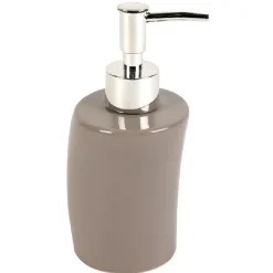 Gifi Aménagement Salle De Bain^Distributeur de savon taupe