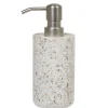 Gifi Aménagement Salle De Bain^Distributeur de savon Terrazzo résine effet granit beige