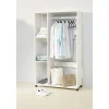 Gifi Rangement|Dressing vestiaire à roulettes