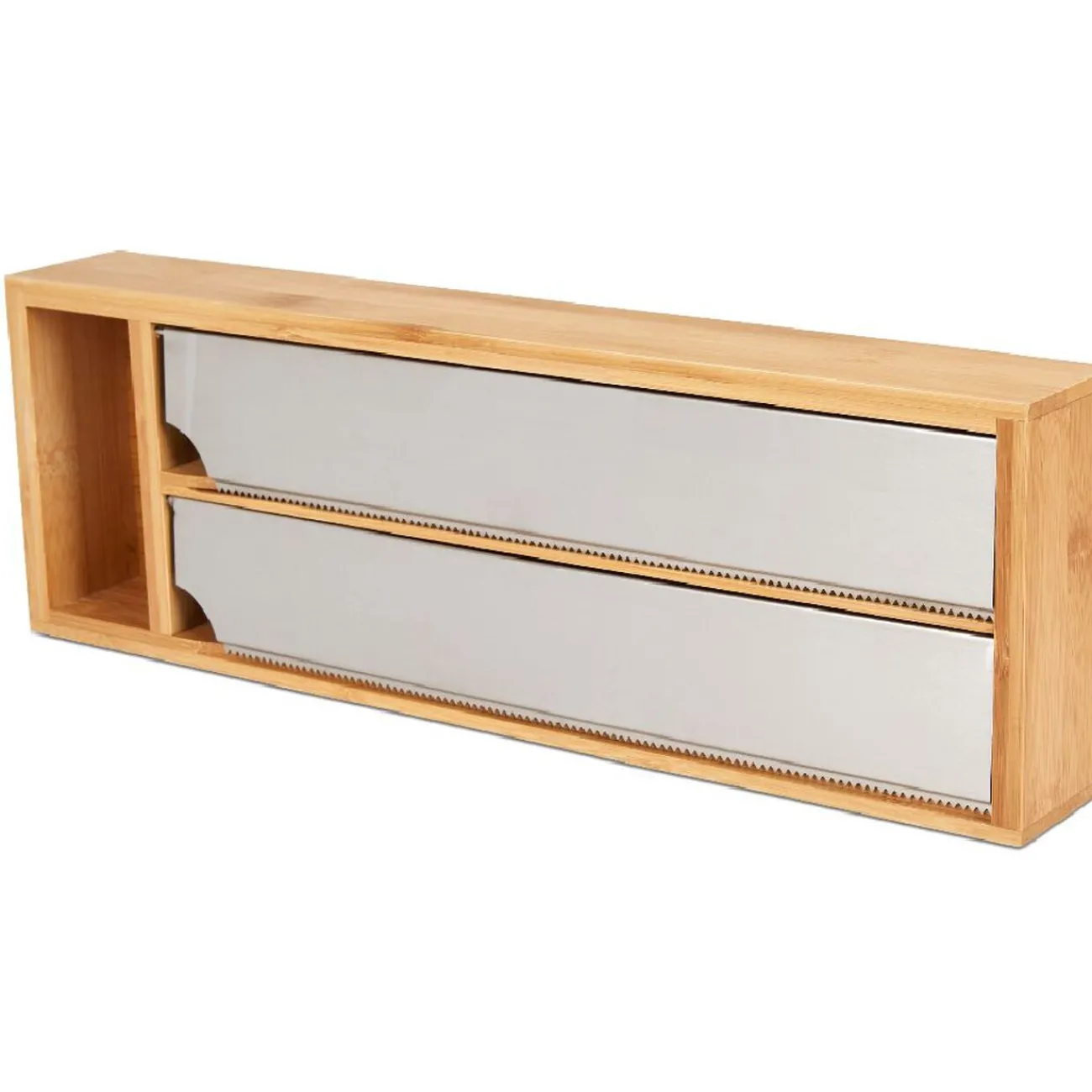 Gifi Dérouleur double en bambou avec porte-épice x1