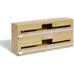 Gifi Dérouleur film alimentaire double en bambou