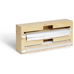 Gifi Dérouleur film alimentaire double en bambou