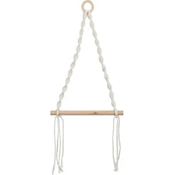 Gifi Equipement Wc^Dérouleur papier WC macramé 20xH54cm