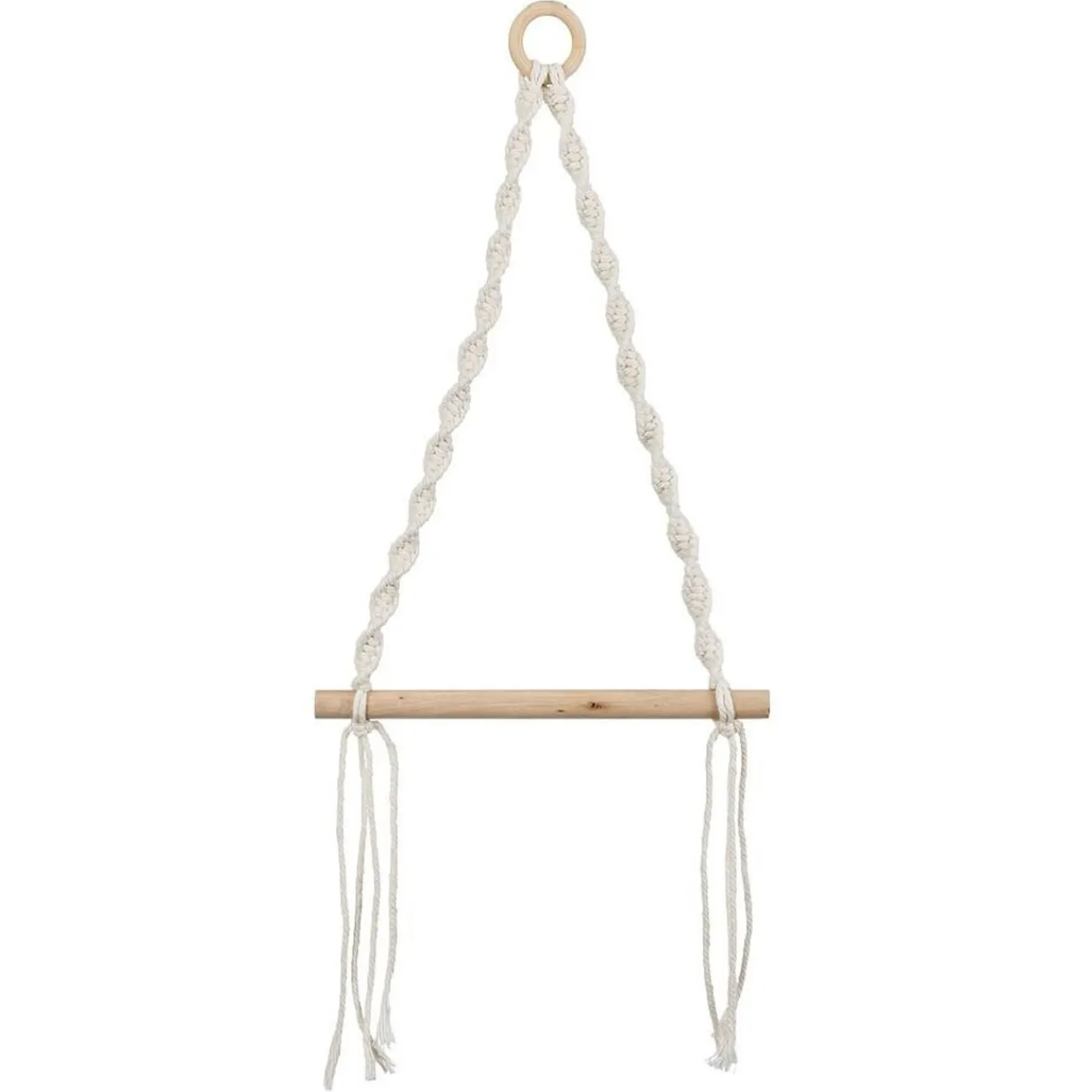 Gifi Equipement Wc^Dérouleur papier WC macramé 20xH54cm