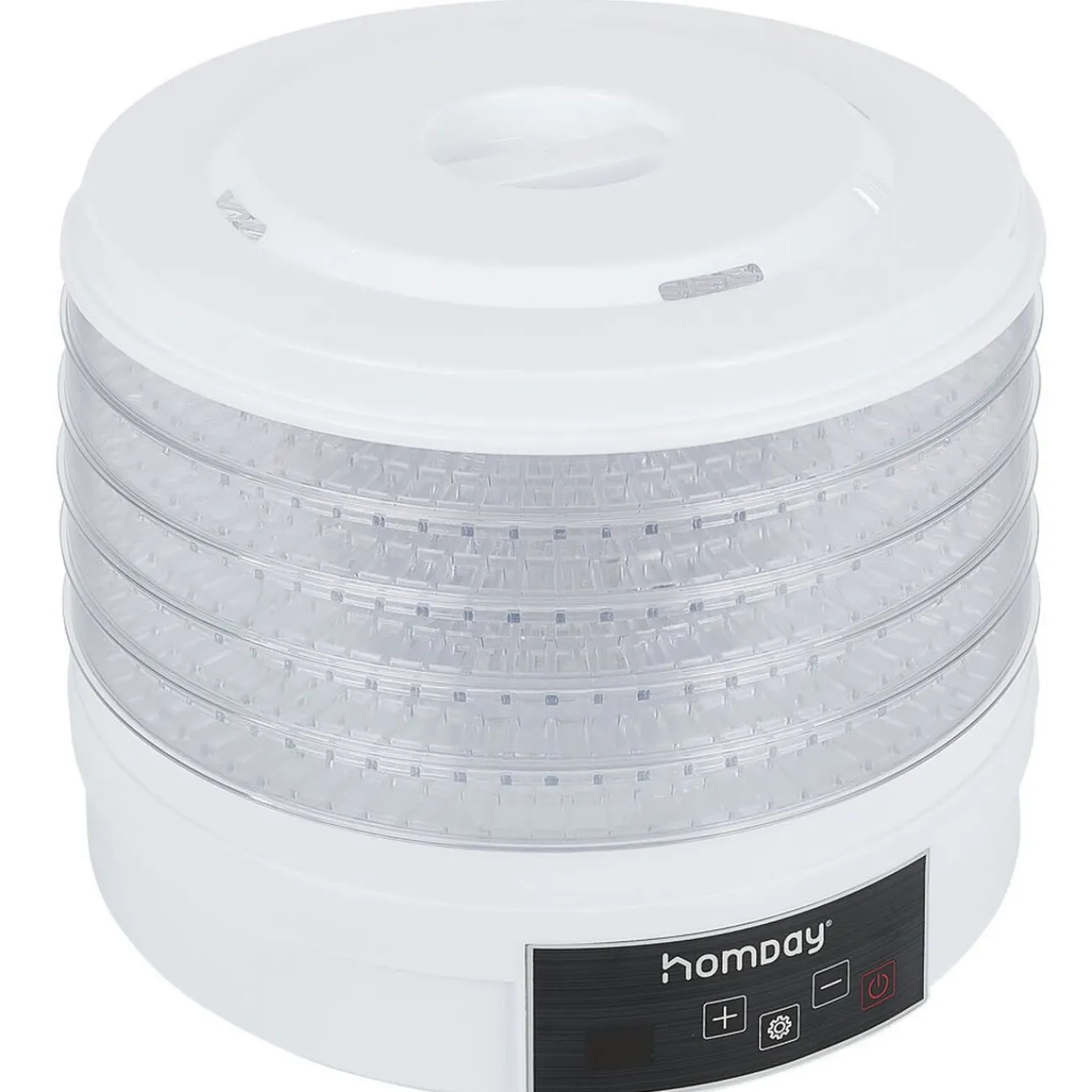 Gifi Déshydrateur alimentaire Homday 350W ABS blanc Ø30cm