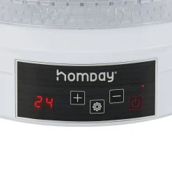 Gifi Déshydrateur alimentaire Homday 350W ABS blanc Ø30cm