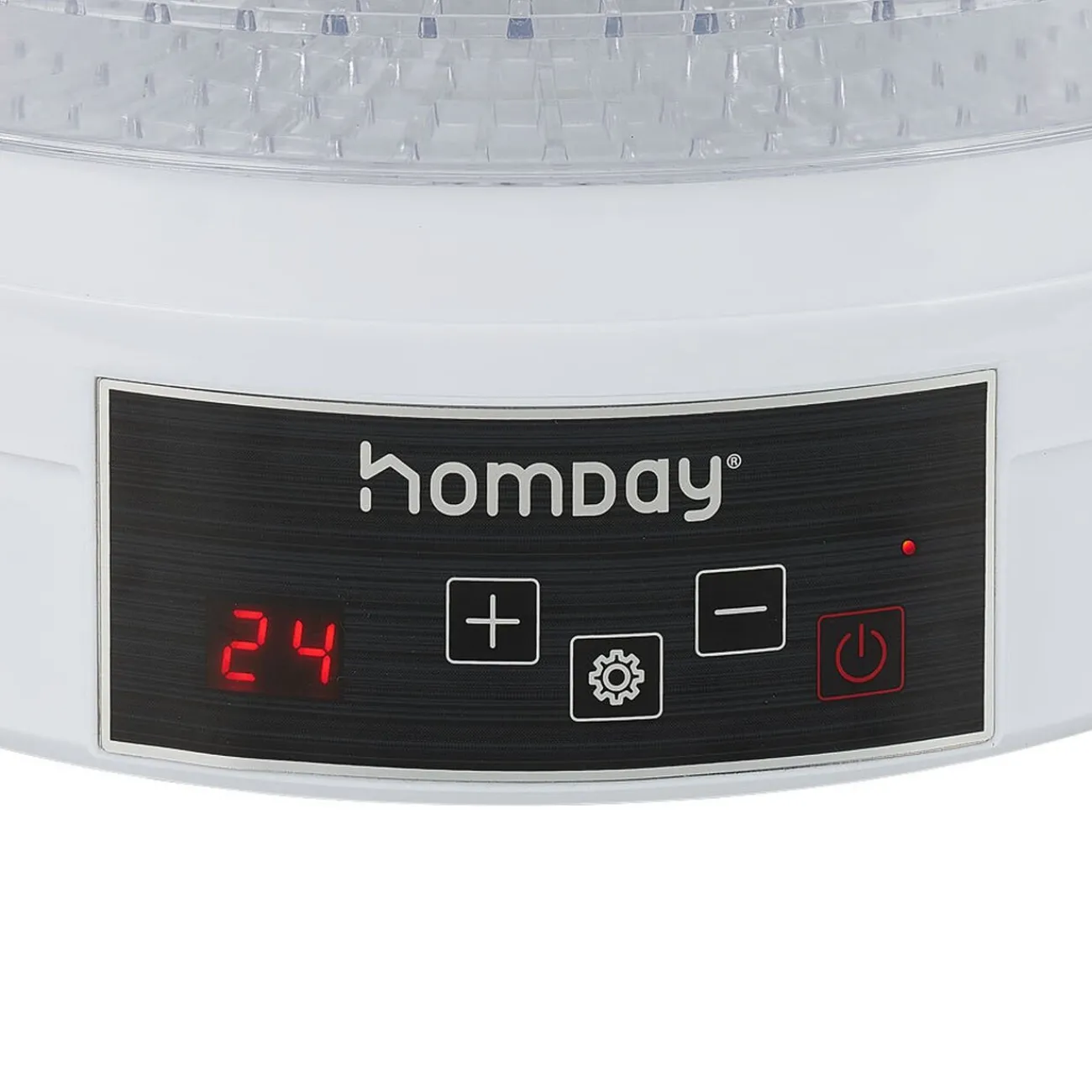 Gifi Déshydrateur alimentaire Homday 350W ABS blanc Ø30cm