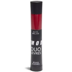 Gifi Beauté^Duo levres gloss et rouge a levres assortie