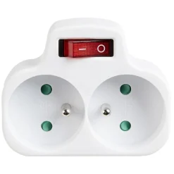 Gifi Accessoires Électriques^Duplite 2x16A avec interrupteur