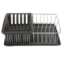 Gifi Egouttoir à vaisselle gris Aquanet plus