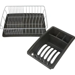 Gifi Egouttoir à vaisselle gris Aquanet plus