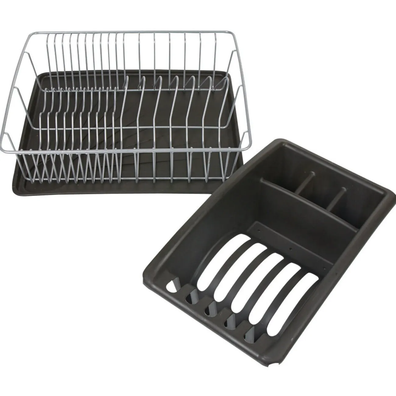 Gifi Egouttoir à vaisselle gris Aquanet plus