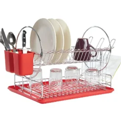 Gifi Egouttoir à vaisselle rouge
