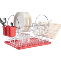 Gifi Egouttoir à vaisselle rouge