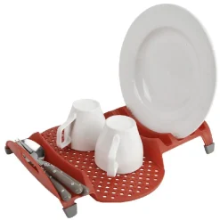 Gifi Egouttoir pour évier rouge