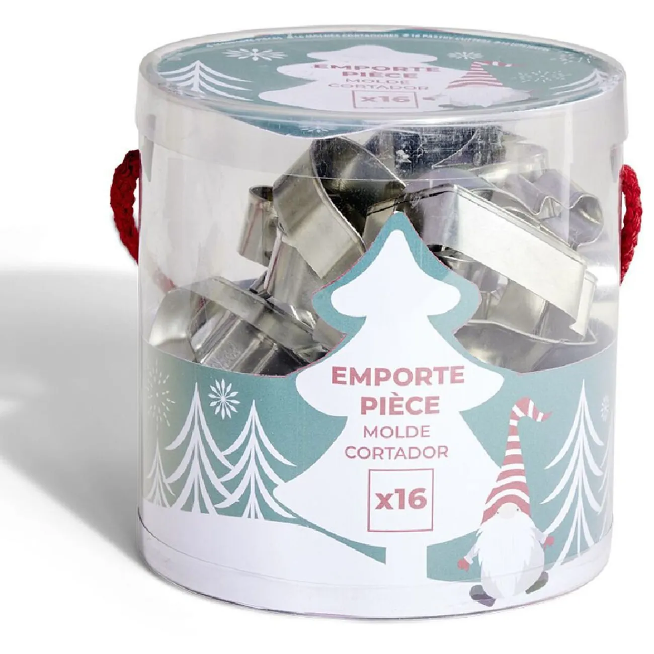 Gifi Emporte-pièce en métal x16