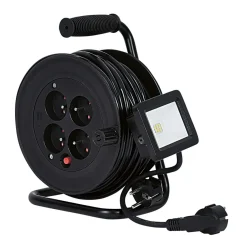 Gifi Aménagement Atelier^Enrouleur électrique avec projecteur LED