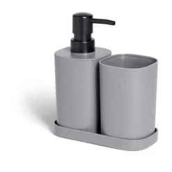 Gifi Aménagement Salle De Bain^Ensemble accessoires de salle de bain 3 pièces