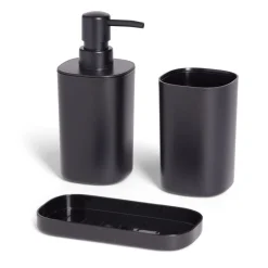 Gifi Aménagement Salle De Bain^Ensemble accessoires de salle de bain 3 pièces