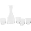 Gifi Ensemble carafe 1200 ml et 4 gobelets 300 ml