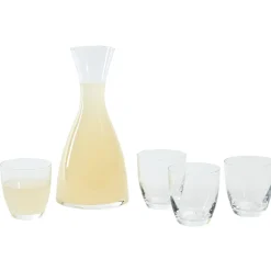 Gifi Ensemble carafe 1200 ml et 4 gobelets 300 ml