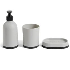 Gifi Aménagement Salle De Bain^Ensemble salle de bain porte-savon, distributeur et pot