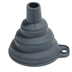 Gifi Entonnoir rétractable silicone gris