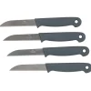 Gifi Eplucheur 4pcs en acier + plastique noir/blanc/gris/rouge