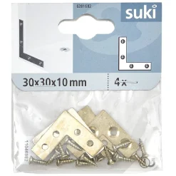 Gifi Quincaillerie^Equerre fenêtre 30mm métal x4