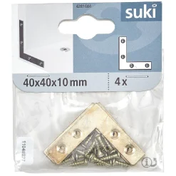 Gifi Quincaillerie^Equerre fenêtre 40mm métal x4