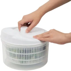 Gifi Essoreuse à salade plastique blanc 4,5l